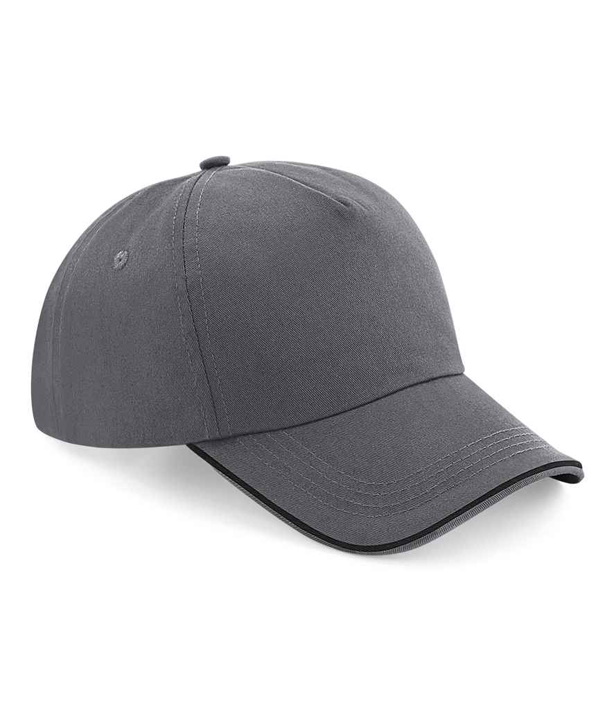 B/field Auth. Piped 5 Panel Cap