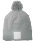 Beechfield Applique Patch Pom Beanie