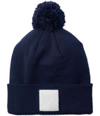 Beechfield Applique Patch Pom Beanie