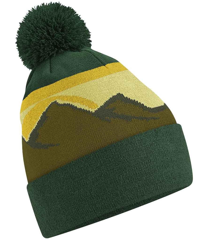 B/field Mountain Peaks Pom Pom Beanie