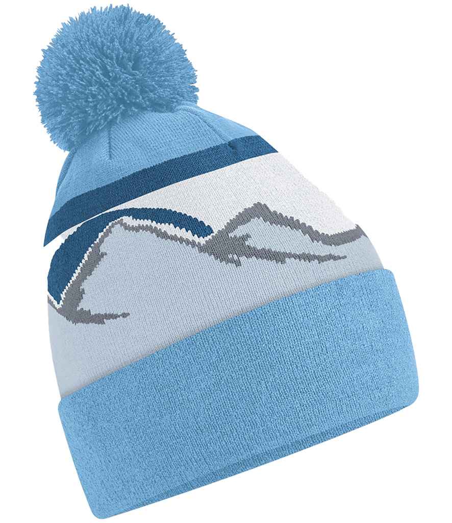 B/field Mountain Peaks Pom Pom Beanie