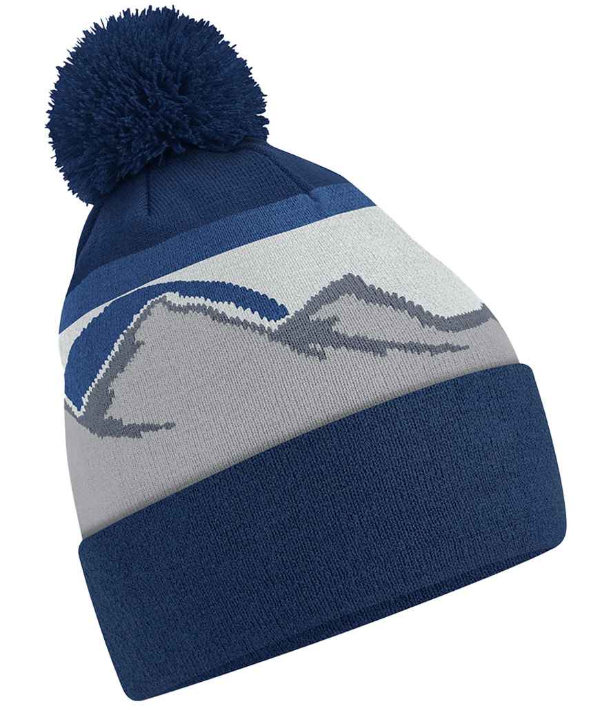 B/field Mountain Peaks Pom Pom Beanie