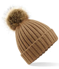 B/field Fur Pop Pom Chunky Beanie