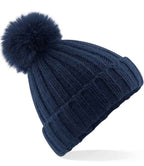 B/field Verbier Fur Pop Pom Beanie