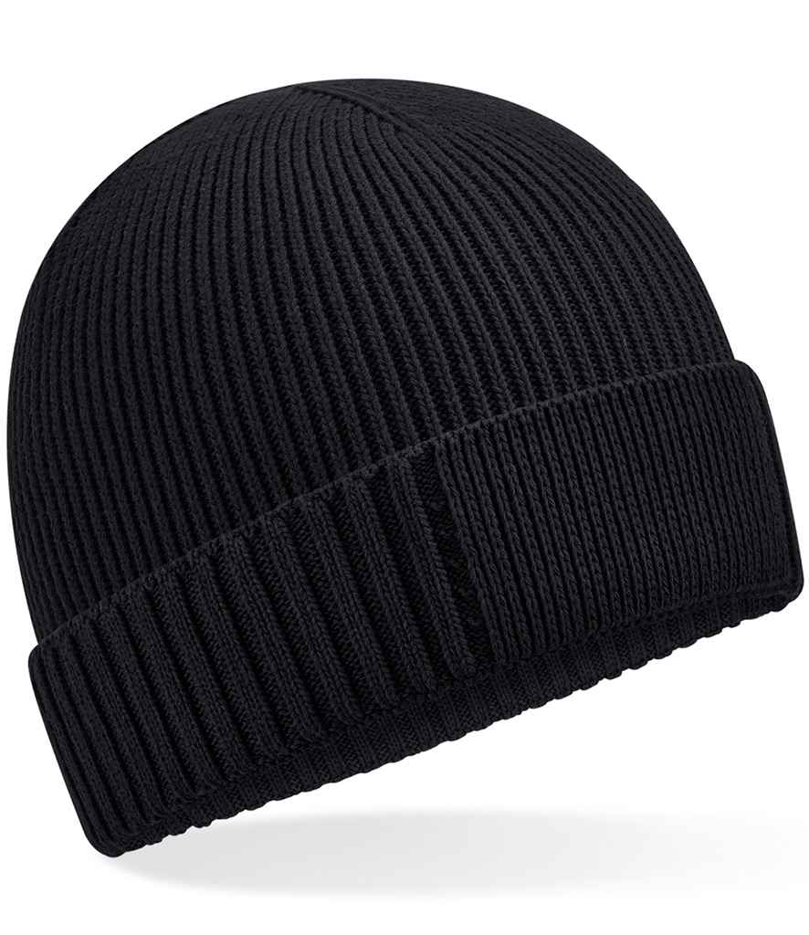 B/field Organic Cotton Engin. Patch Beanie