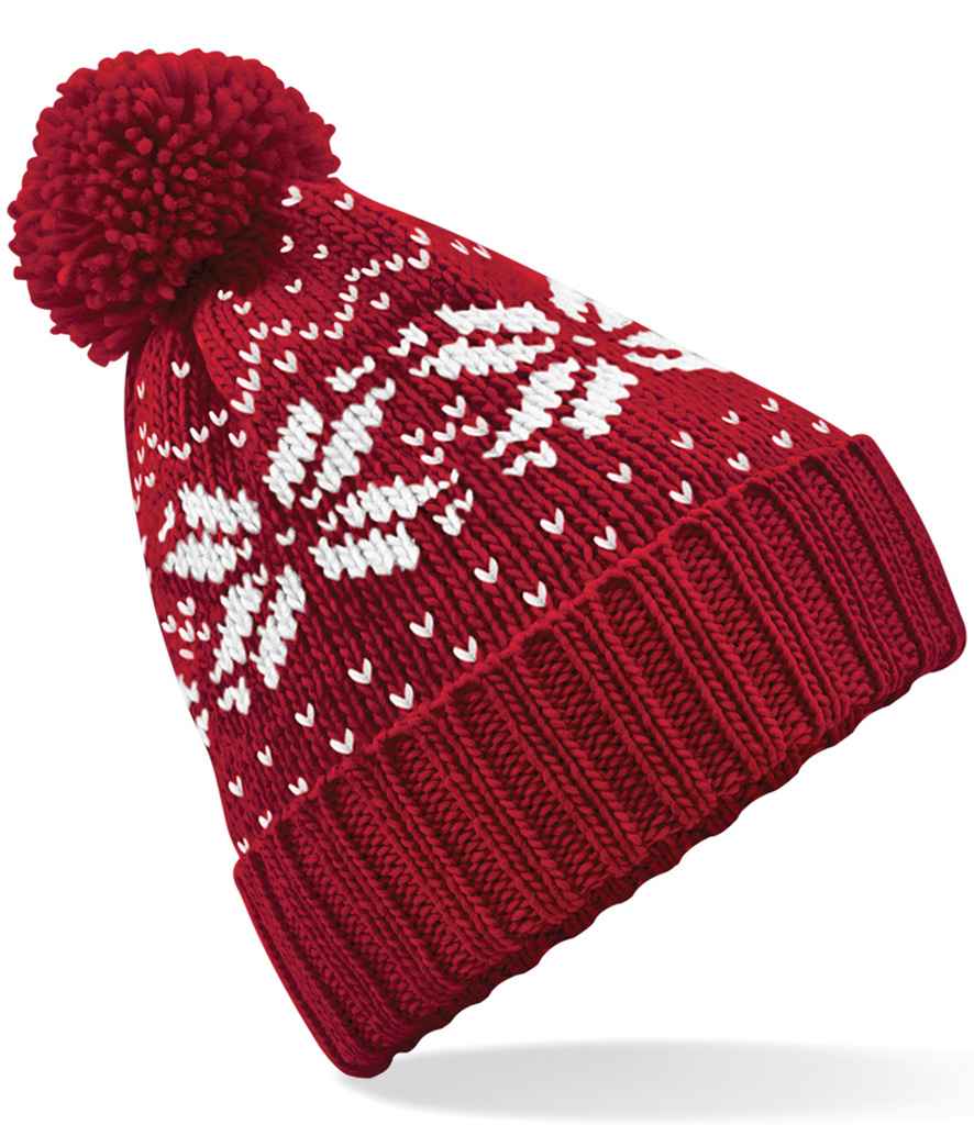B/field Fair Isle Snowstar Beanie