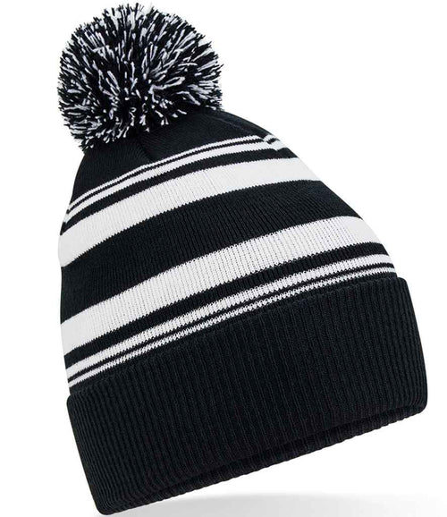 B/field Striped Fan Beanie