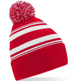 B/field Striped Fan Beanie