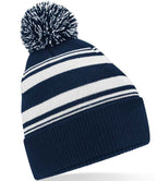B/field Striped Fan Beanie