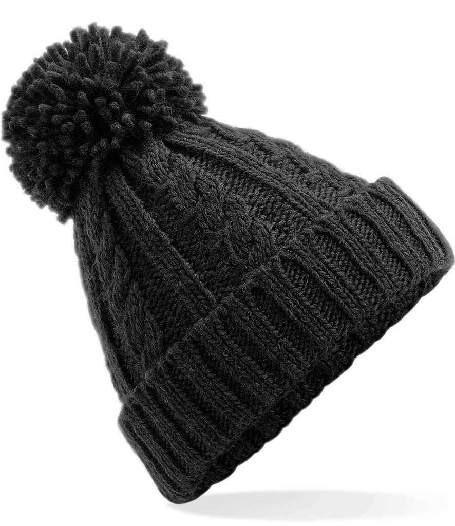 B/field Cable Knit Melange Beanie