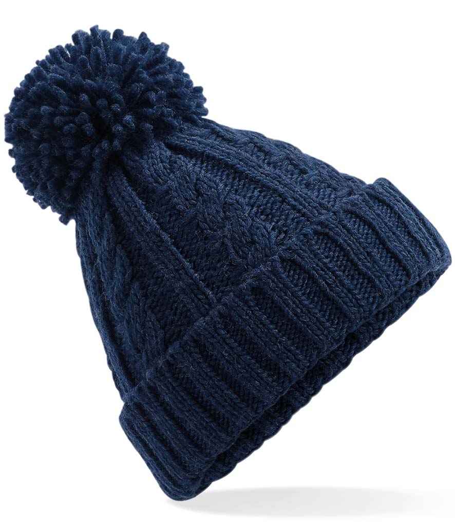 B/field Cable Knit Melange Beanie