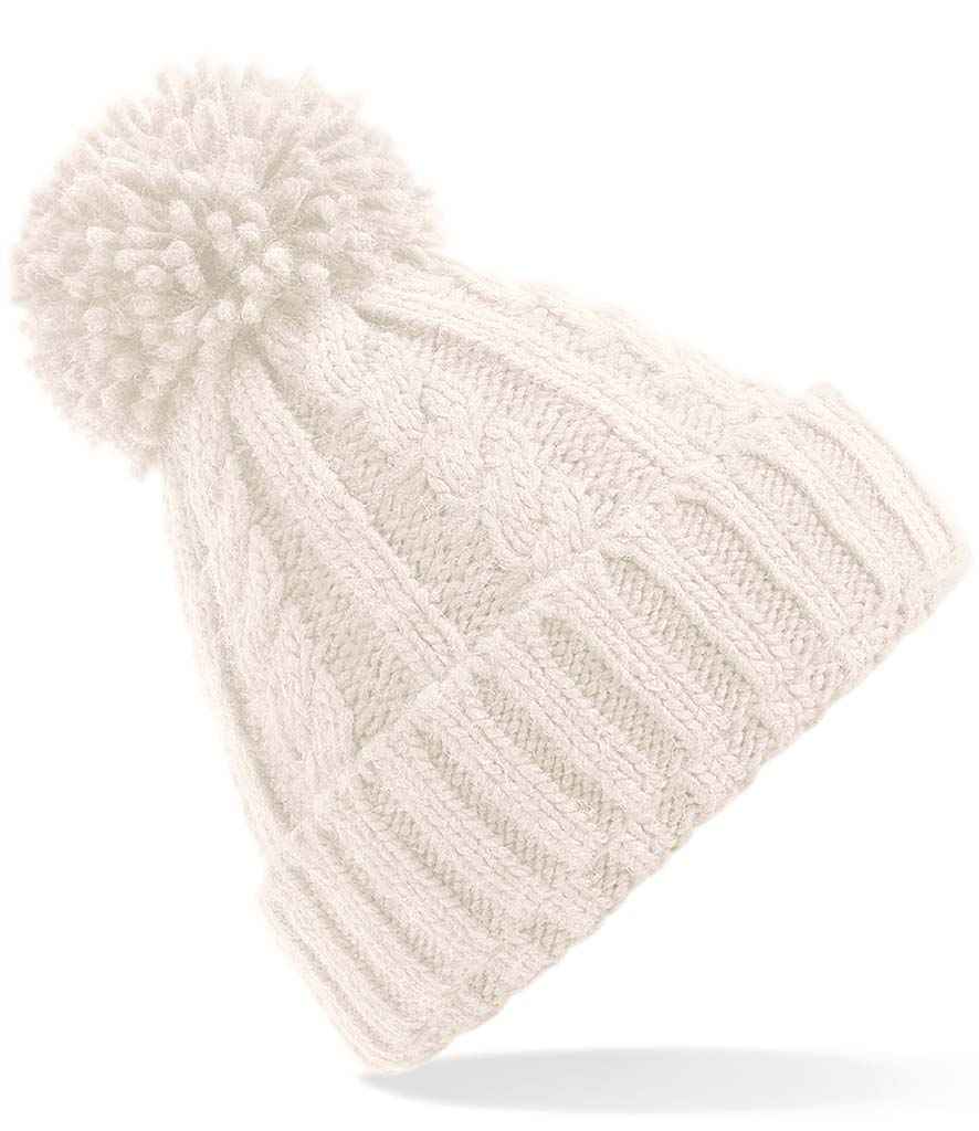 B/field Cable Knit Melange Beanie