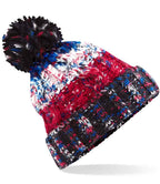 B/field Corkscrew Pom Pom Beanie