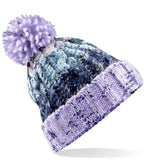 B/field Corkscrew Pom Pom Beanie