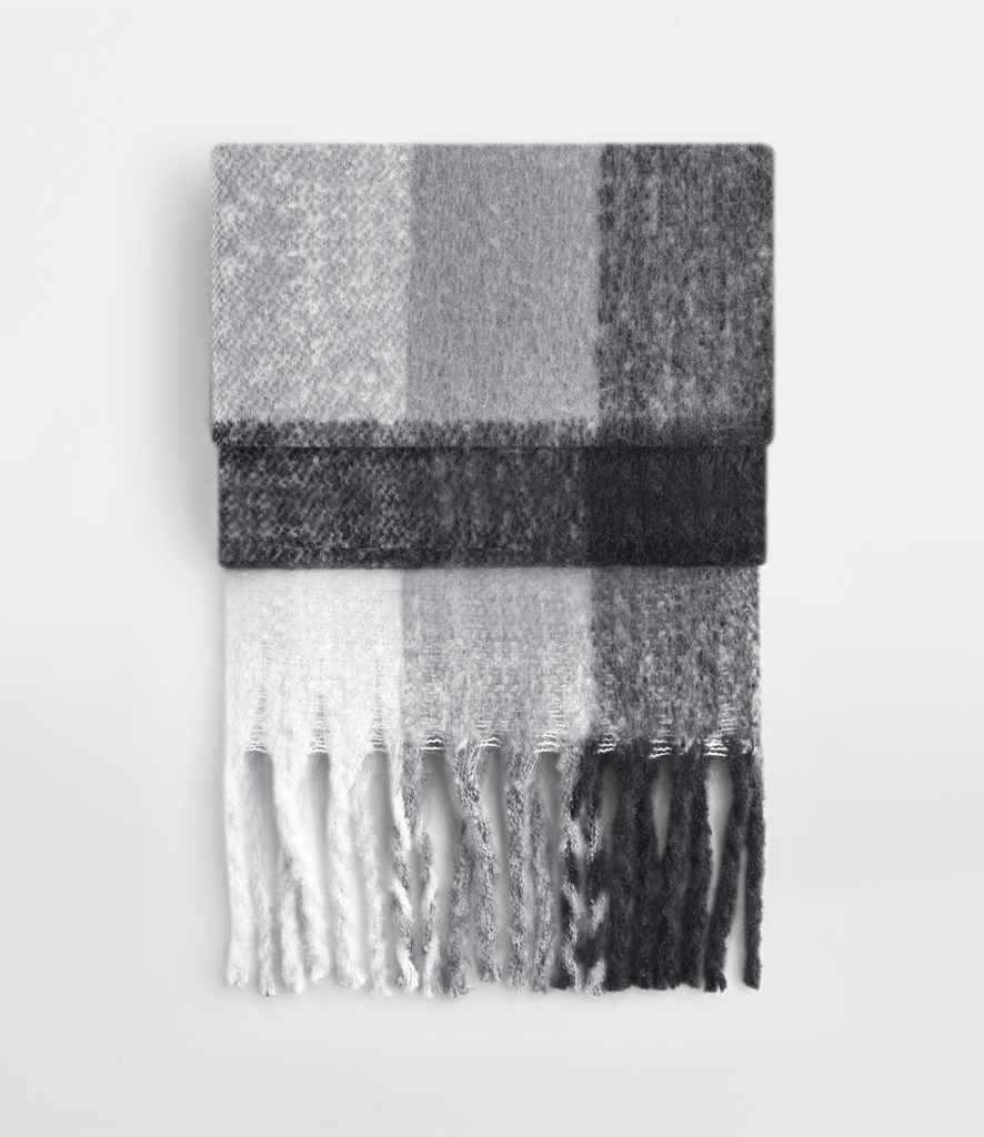 B/field Fluffy Check Scarf