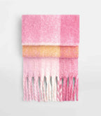 B/field Fluffy Check Scarf