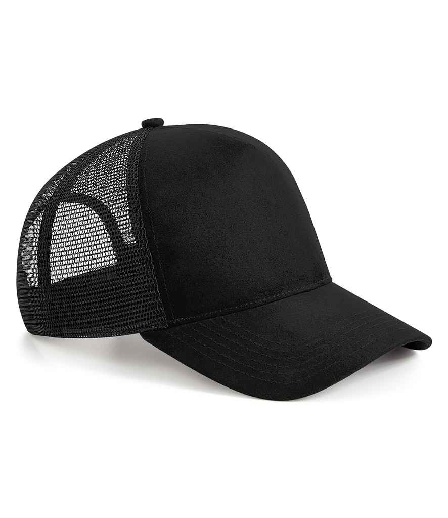 B/field Suede Snapback Trucker