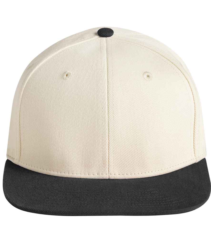 B/field Contrast Flat Peak 6 Panel Cap