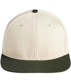 B/field Contrast Flat Peak 6 Panel Cap