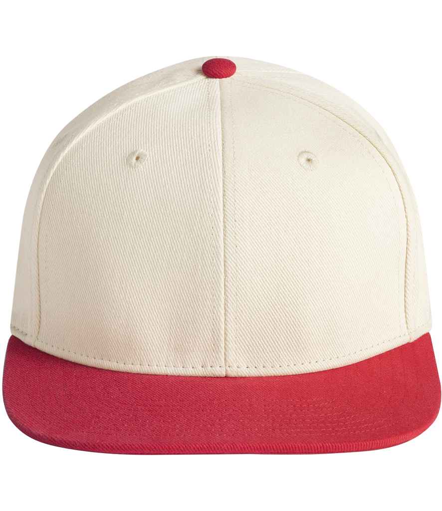 B/field Contrast Flat Peak 6 Panel Cap