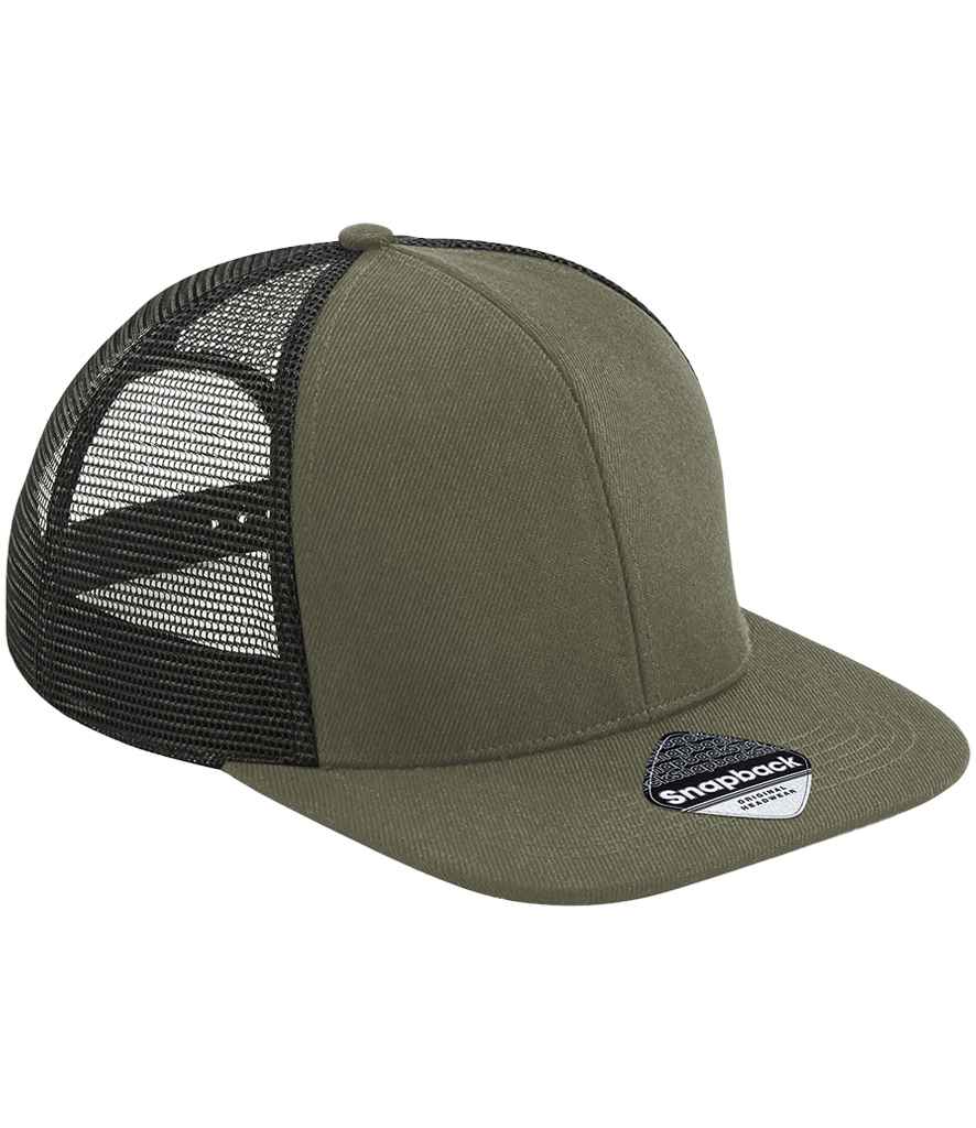 B/field Orig. Flat Peak 6 Panel Trucker
