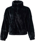 Brand Lab Lds Fluffy Fleece 1/4 Zip
