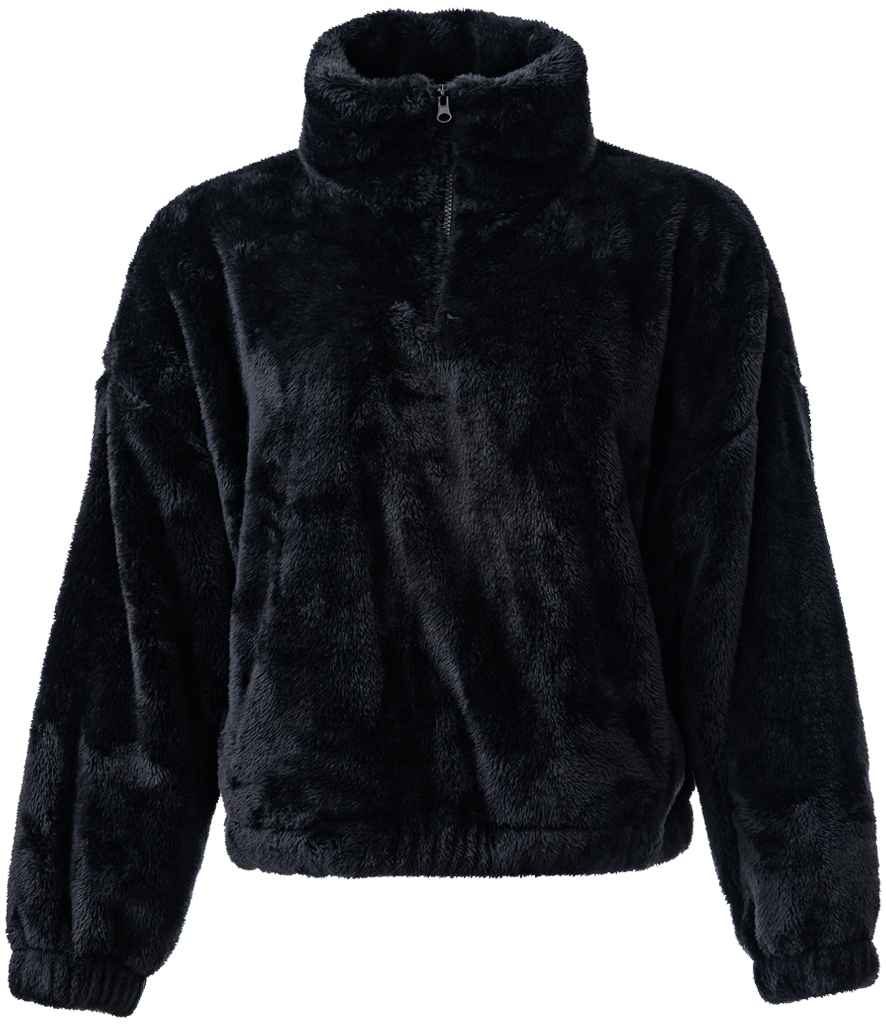 Brand Lab Lds Fluffy Fleece 1/4 Zip
