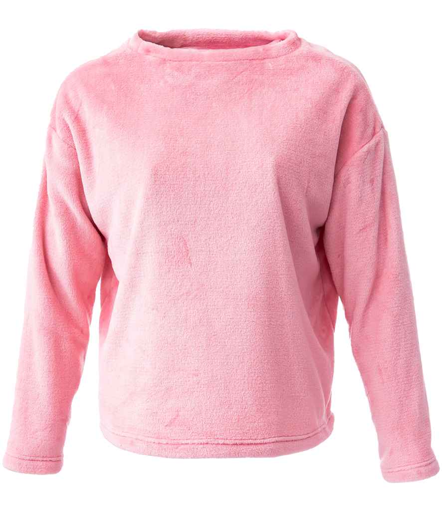 Brand Lab Lds Plush Fleece Crew Sweat