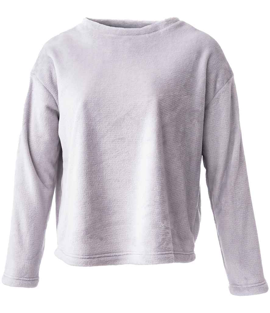 Brand Lab Lds Plush Fleece Crew Sweat