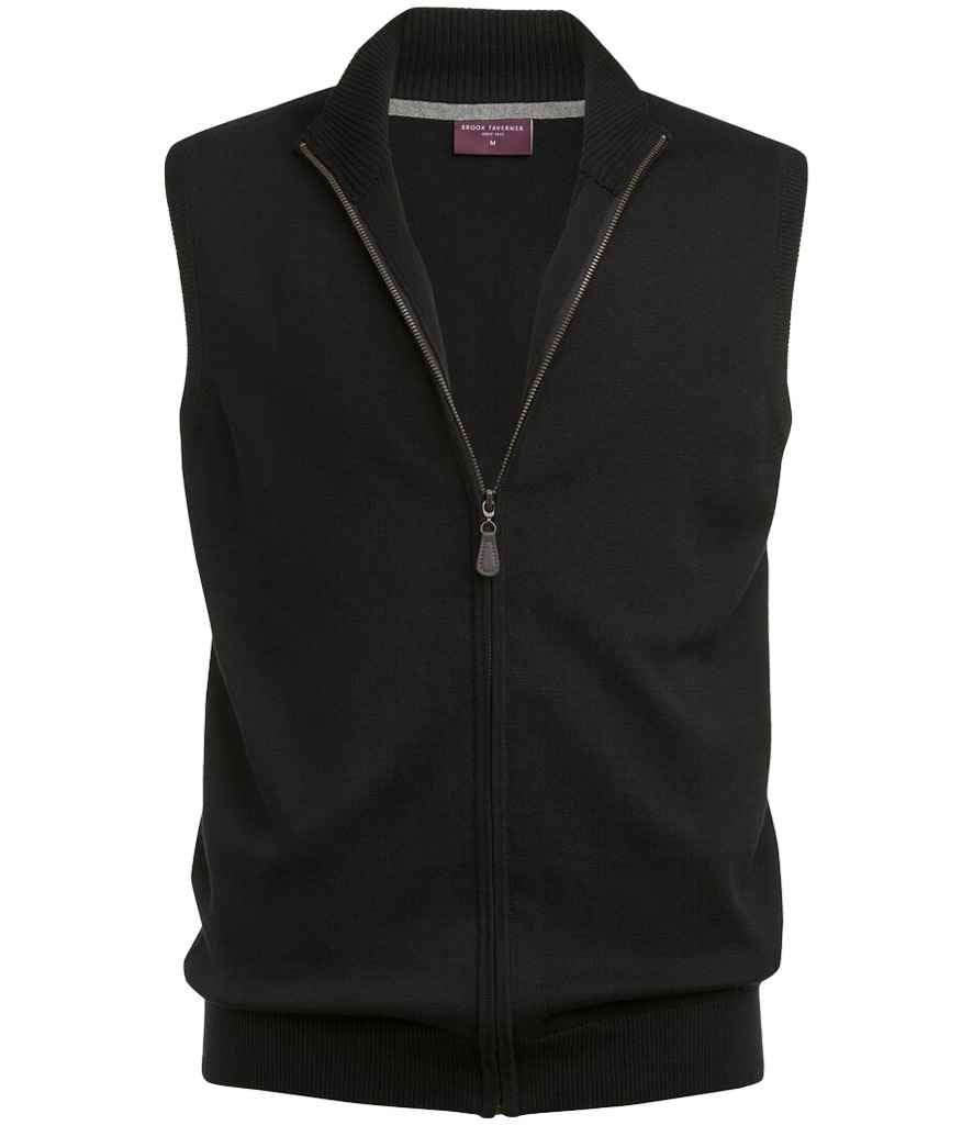 Brook Tav. Lincoln Knitted Zip Gilet