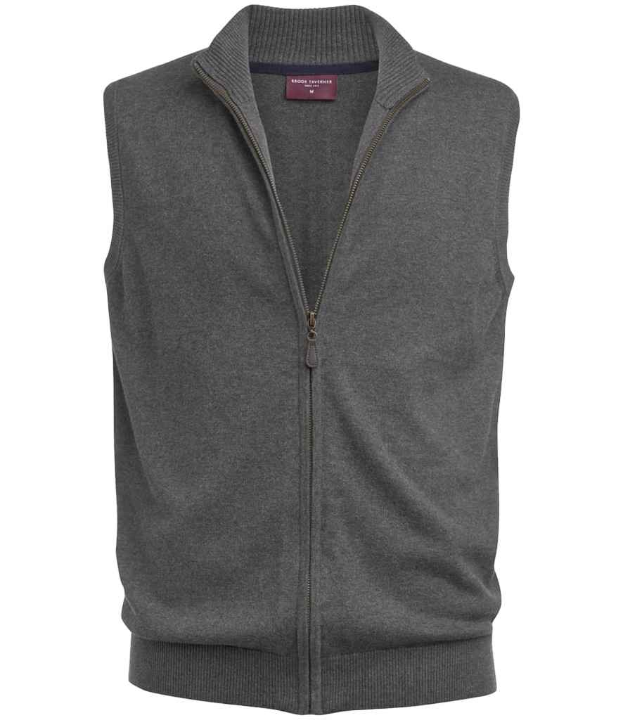 Brook Tav. Lincoln Knitted Zip Gilet