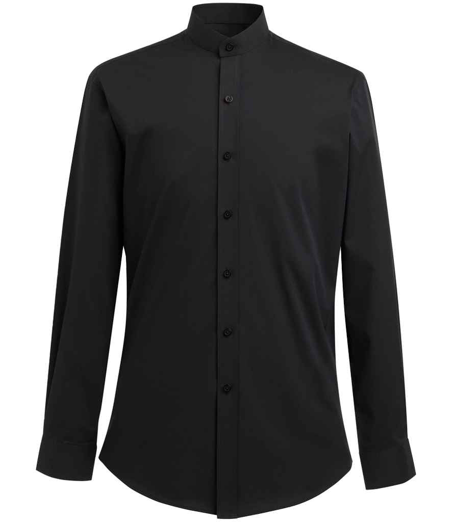 Brook Tav. Volterra Grandad Collar Shirt