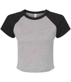 Bella Micro Rib Raglan Baby Tee