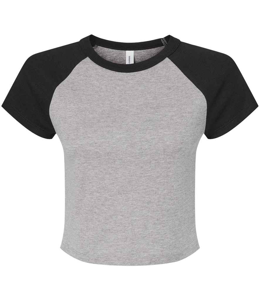 Bella Micro Rib Raglan Baby Tee