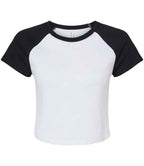 Bella Micro Rib Raglan Baby Tee