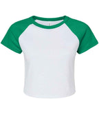 Bella Micro Rib Raglan Baby Tee