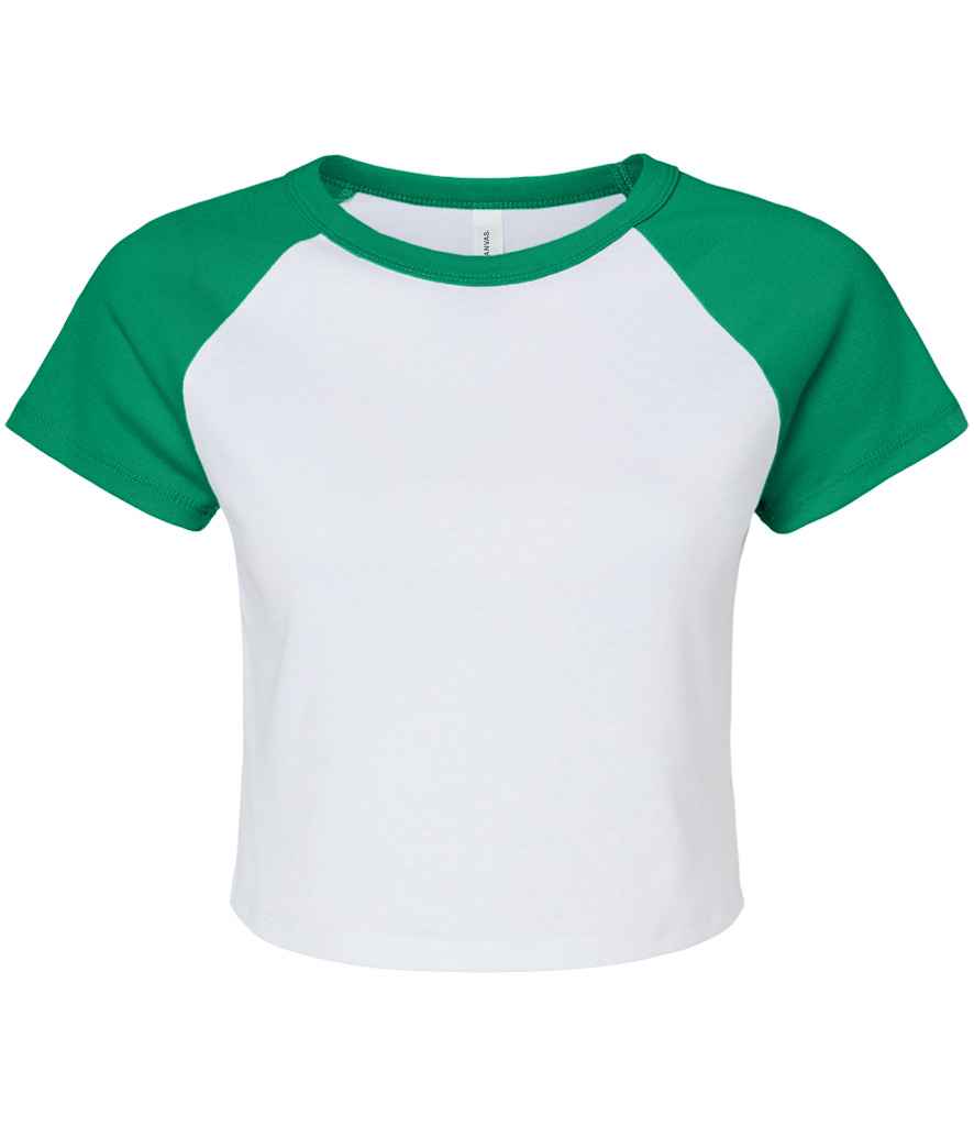 Bella Micro Rib Raglan Baby Tee