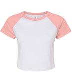Bella Micro Rib Raglan Baby Tee