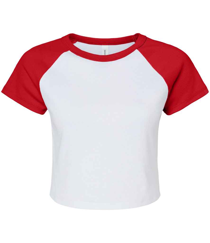 Bella Micro Rib Raglan Baby Tee