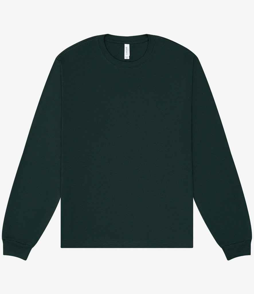 Canvas Unisex H/weight L/S Boxy Tee