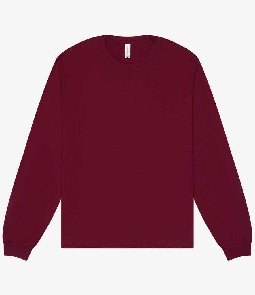 Canvas Unisex H/weight L/S Boxy Tee