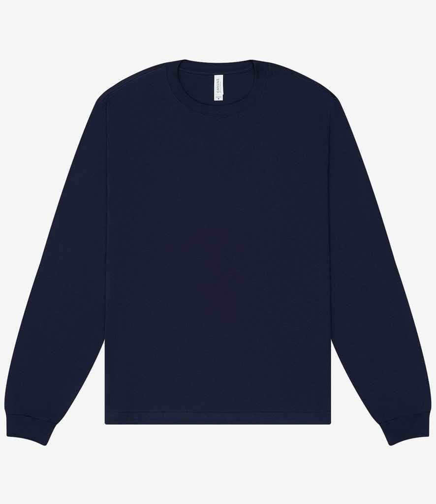 Canvas Unisex H/weight L/S Boxy Tee