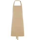 Dennys Poly. Bib Apron with Pocket