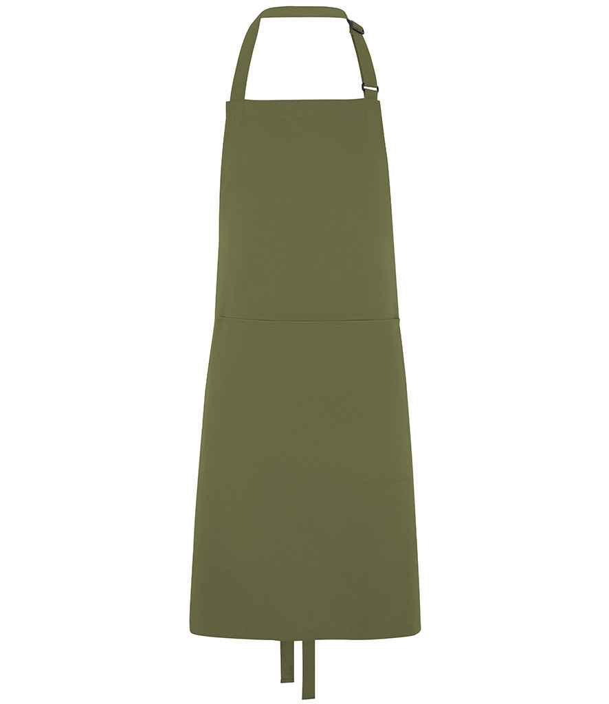 Dennys Poly. Bib Apron with Pocket