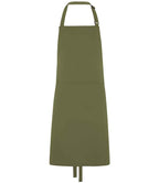 Dennys Poly. Bib Apron with Pocket