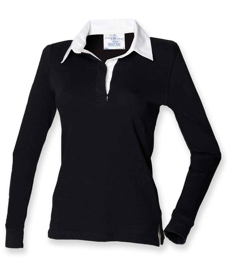 Front Row Lds L/S Classic Rugby Shirt