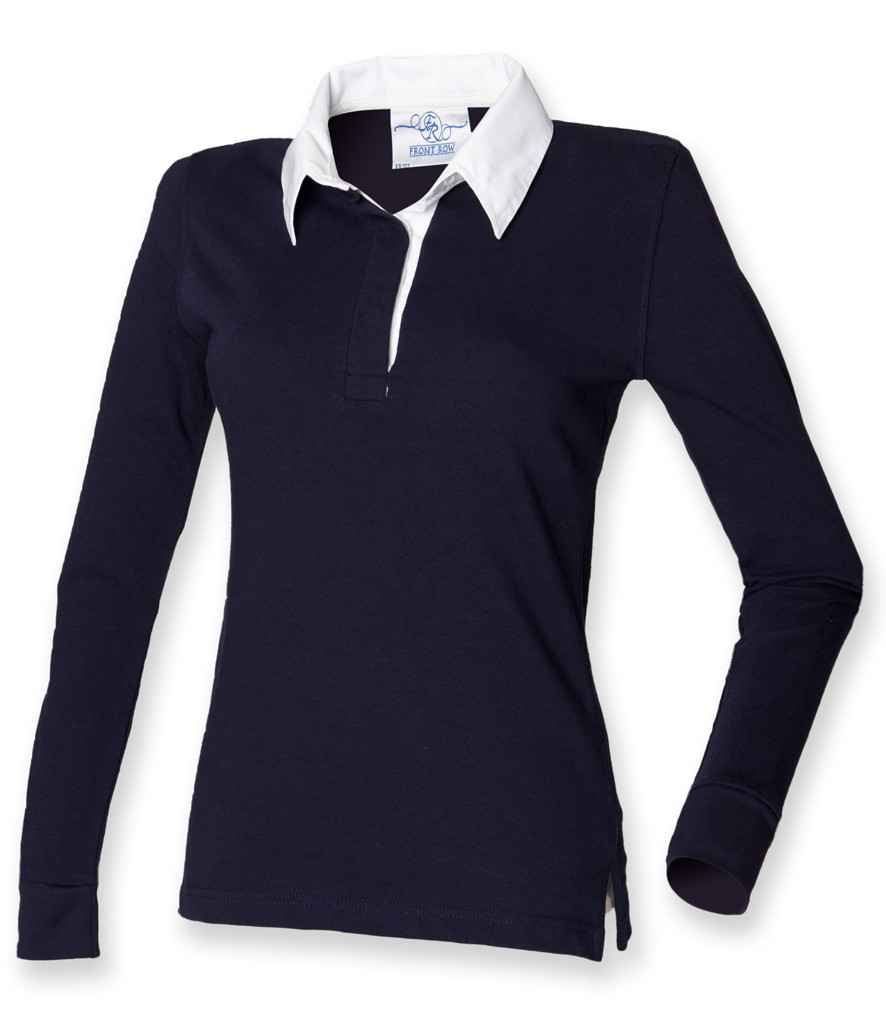 Front Row Lds L/S Classic Rugby Shirt