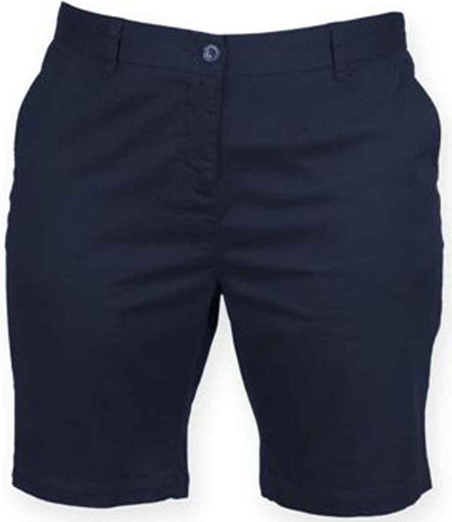 Front Row Lds Stretch Chino Shorts