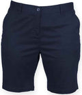 Front Row Lds Stretch Chino Shorts