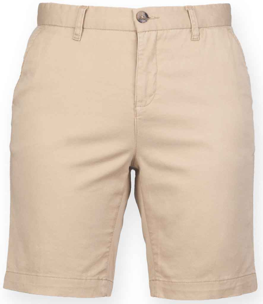 Front Row Lds Stretch Chino Shorts